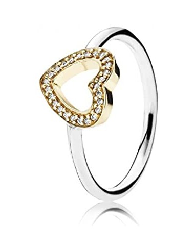 Anello Pandora Amore e Romanticismo Cuore Oro Giallo