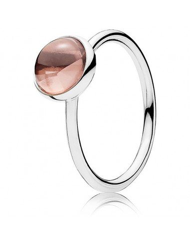 Anello Pandora Goccia Poetica Rosa Antico Piccolo