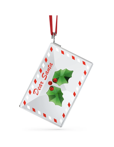 Swarovski Decorazione Holiday Cheers Decorazione Lettera per Babbo Natale 2022