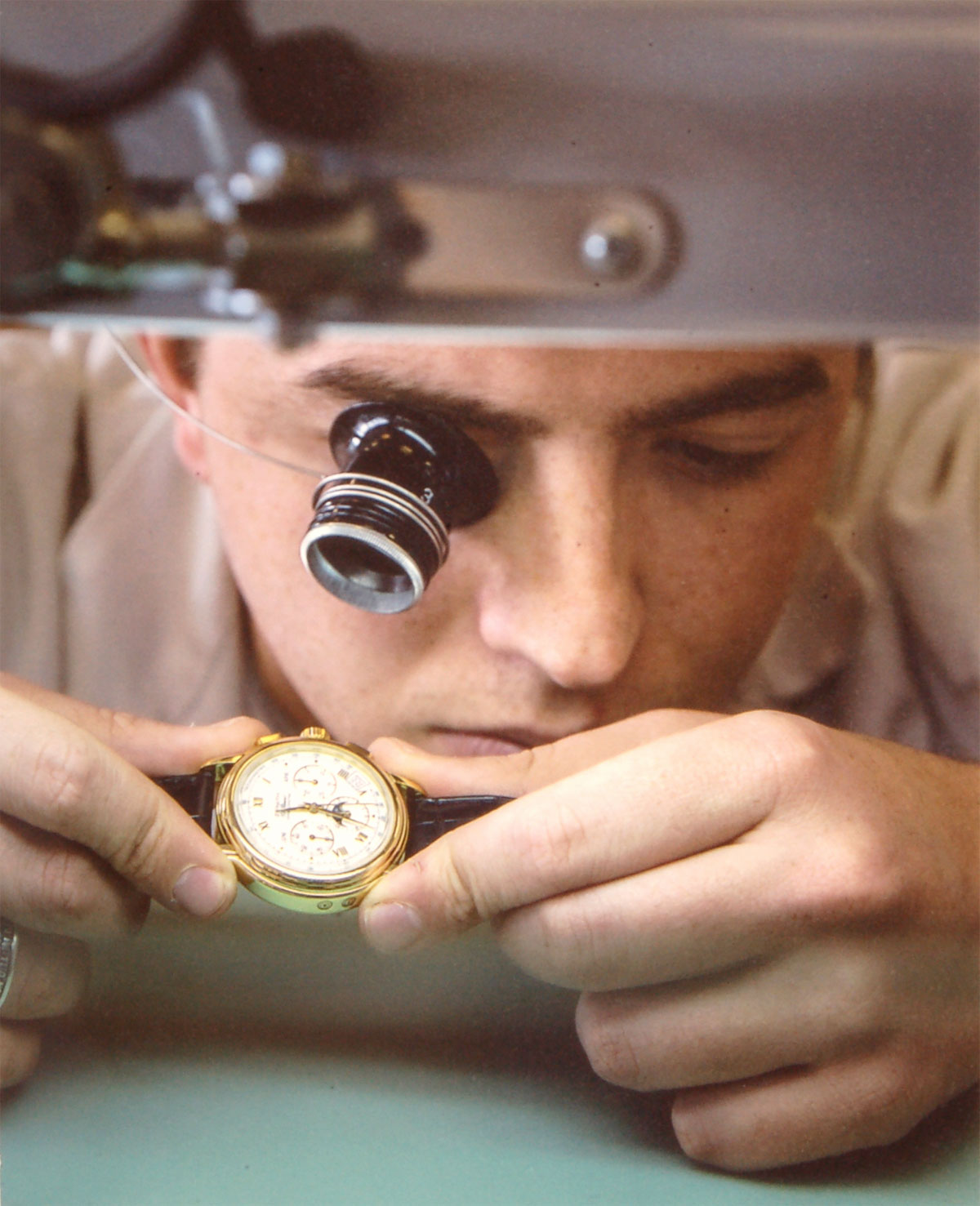 felice in laboratorio